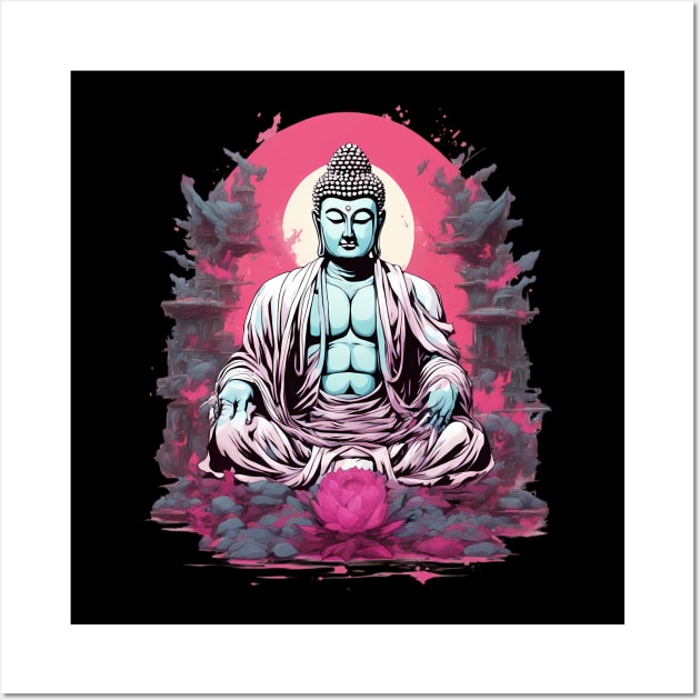 Buddha Zen Wall Art by animegirlnft